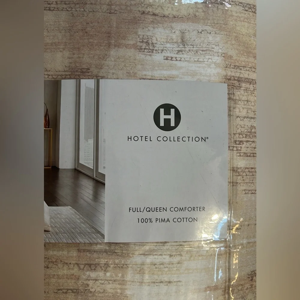New Hotel Collection Manhattan Queen Comforter Pima Cotton $385